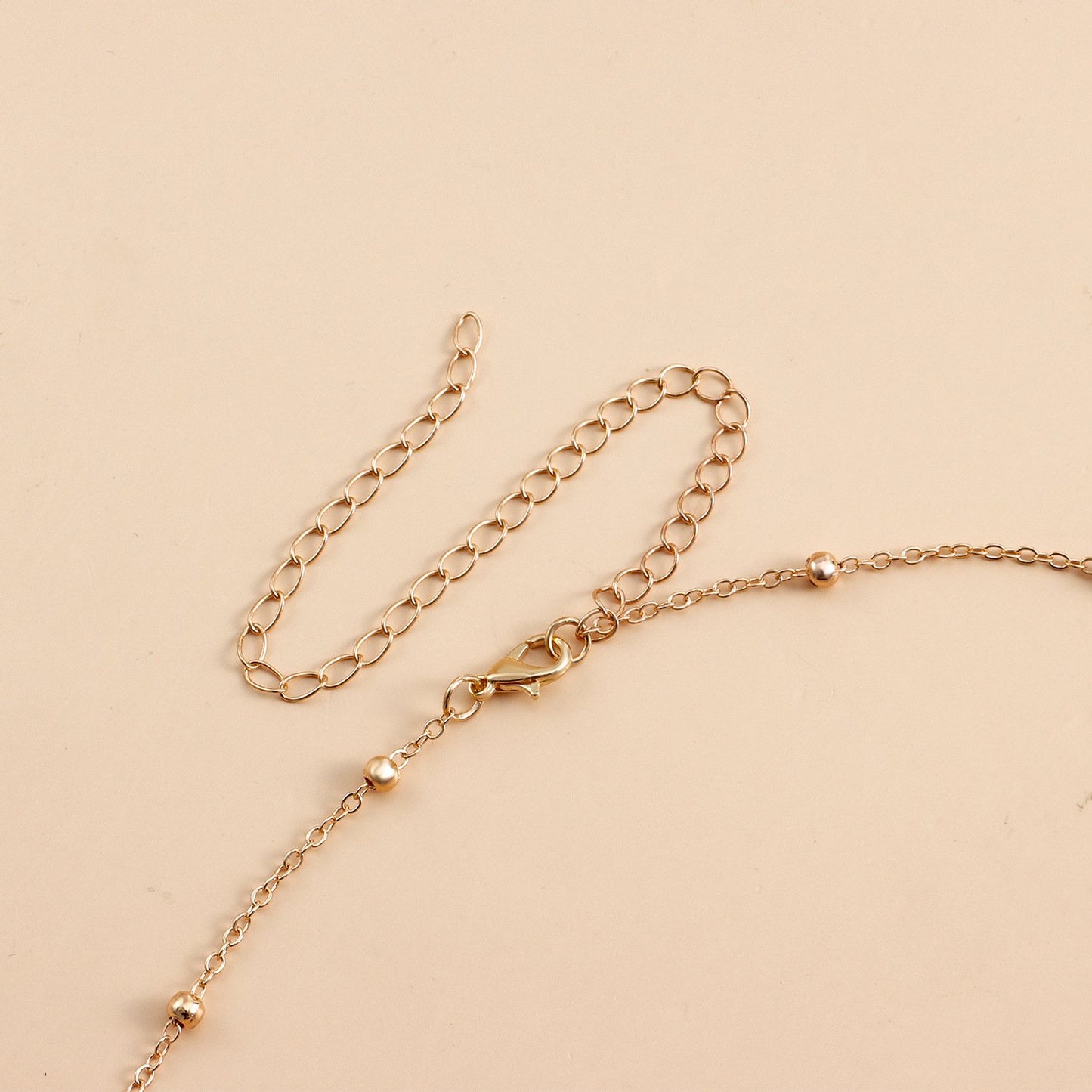 Ornament Simple Sexy Cross Bead Chain Chest Chain Female Sweet Cool Night Hanging Neck Tassel Body Chain