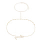 Jewelry Simple Necklace One Chain Sequin Tassel Clothes Chain Feminine Geometric Thin Chain Chest Chain