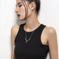 Jewelry Sweet Cool Creative Antler Skull Pendant Necklace Simple Personality Three-dimensional Necklace Female