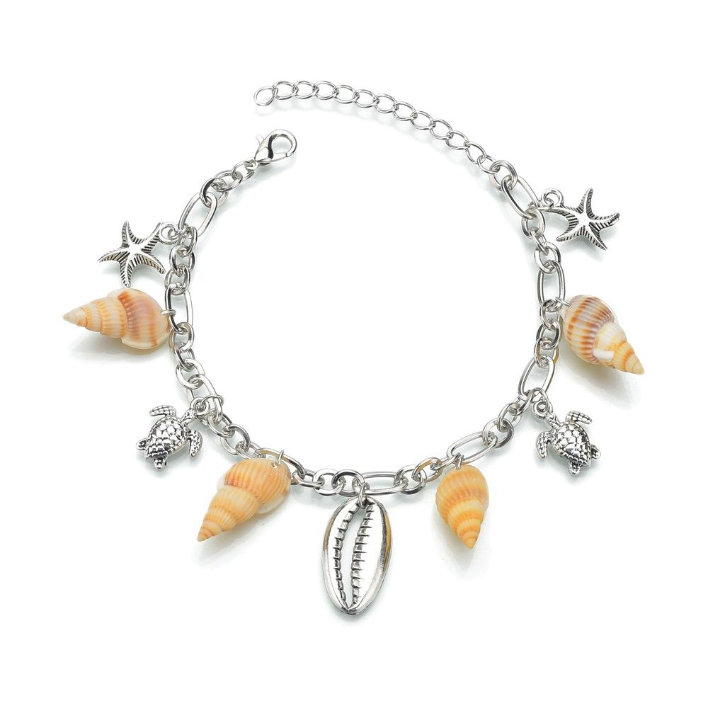 Vintage Turtle Anklet Bohemia Shell Beach Anklet Women