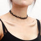 Explosive summer ins black crystal hand-woven necklace necklace female trend jewelry choker