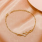 Simple Zircon Hollow Love Bracelet Ins Fashion Retro Heart-shaped Jewelry Girls Niche Design Trend