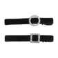 F532 French light luxury retro velvet word clip cute temperament side clip micro-inlaid resin rhinestone duckbill clip female