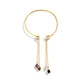 Jewelry sweet cool ins irregular gravel tassel arm chain female personality simple open arm bracelet