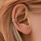 Simple Earrings Retro Creative Hollow Wave Ear Clip Fashion Personality Tide Tower Do Old Ear Bone Clip