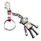 Robot Robot Alloy Pendant Keychain Ancient Silver Key Ring Jewelry Accessories Bag Pendant