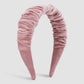 F4994 autumn and winter velvet folds simple headband French retro geometric net red high skull headband