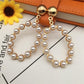 Pearl Geometric Love Stud Earrings Popular Exaggerated Earrings Street Stall Jewelry