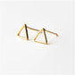 Simple Geometric Earrings Classic Triangle Versatile Ear Stud Earrings Small Jewelry