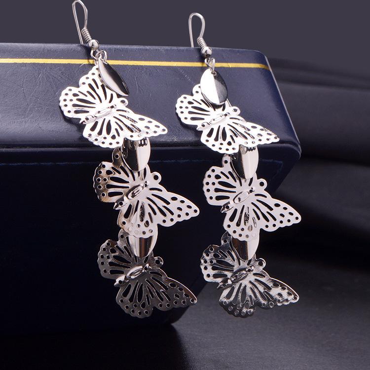 Butterfly String Tassel Earrings Ladies Earrings Jewelry