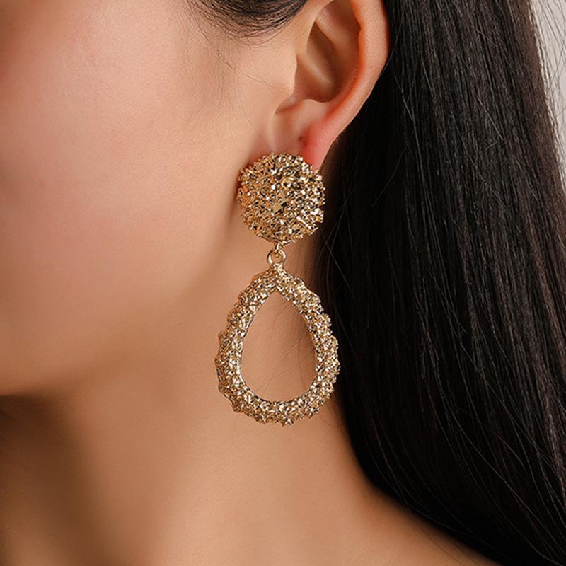 Jewelry Alloy Plating Water Drop Temperament Earrings Fashion Personality Pendant