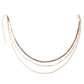 Multi-layered necklace ins cold necklace simple metal necklace year popular collarbone chain