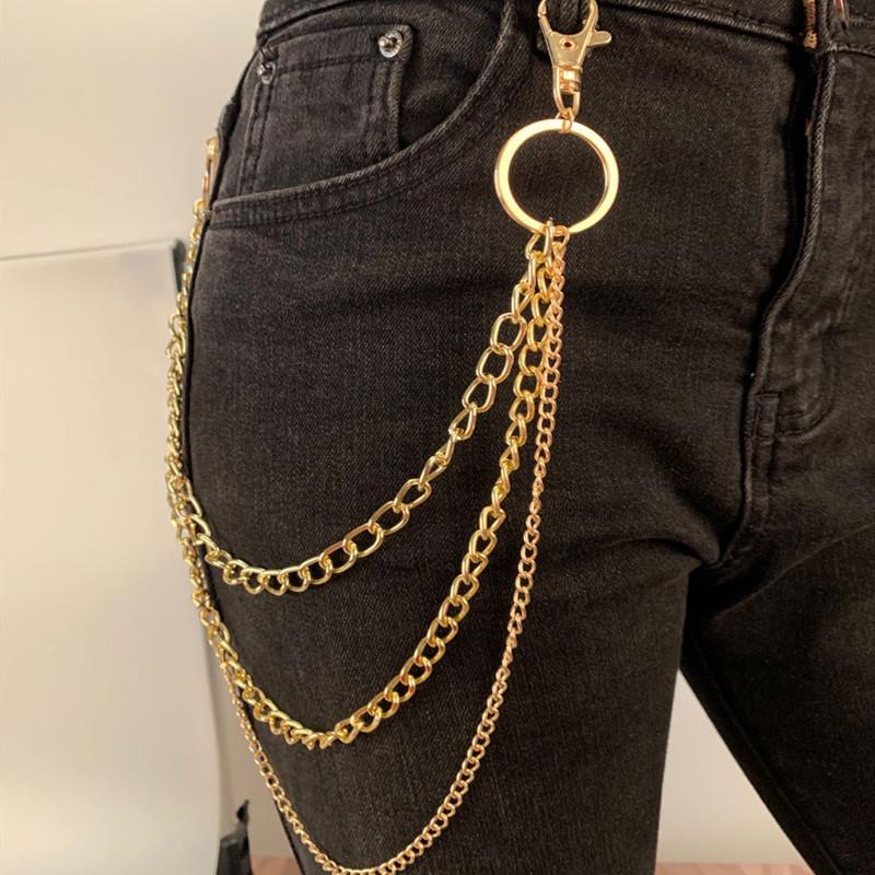 Metal pants chain personality waist chain punk hip-hop rock pants chain pendant night accessories waist chain