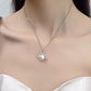 Pearl U-shaped necklace female niche design sense stainless steel temperament ins irregular retro fashion clavicle chain