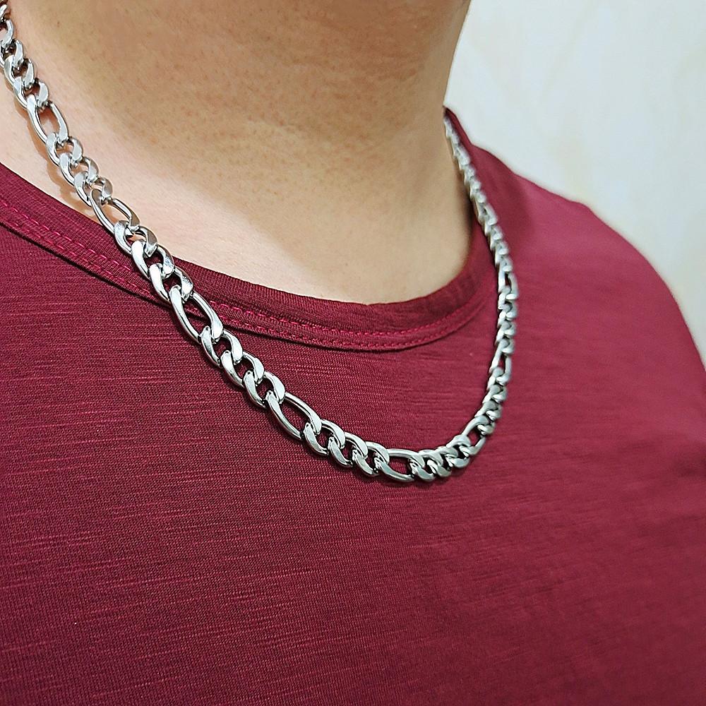 Titanium Steel Necklace Atmospheric Simple Cuban Necklace Street Hip-Hop Trendy Men's Necklace