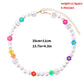 Jewelry Fashion Color Soft Pottery Flower Necklace Female Simple Geometric Short Shaped Pearl Necklace