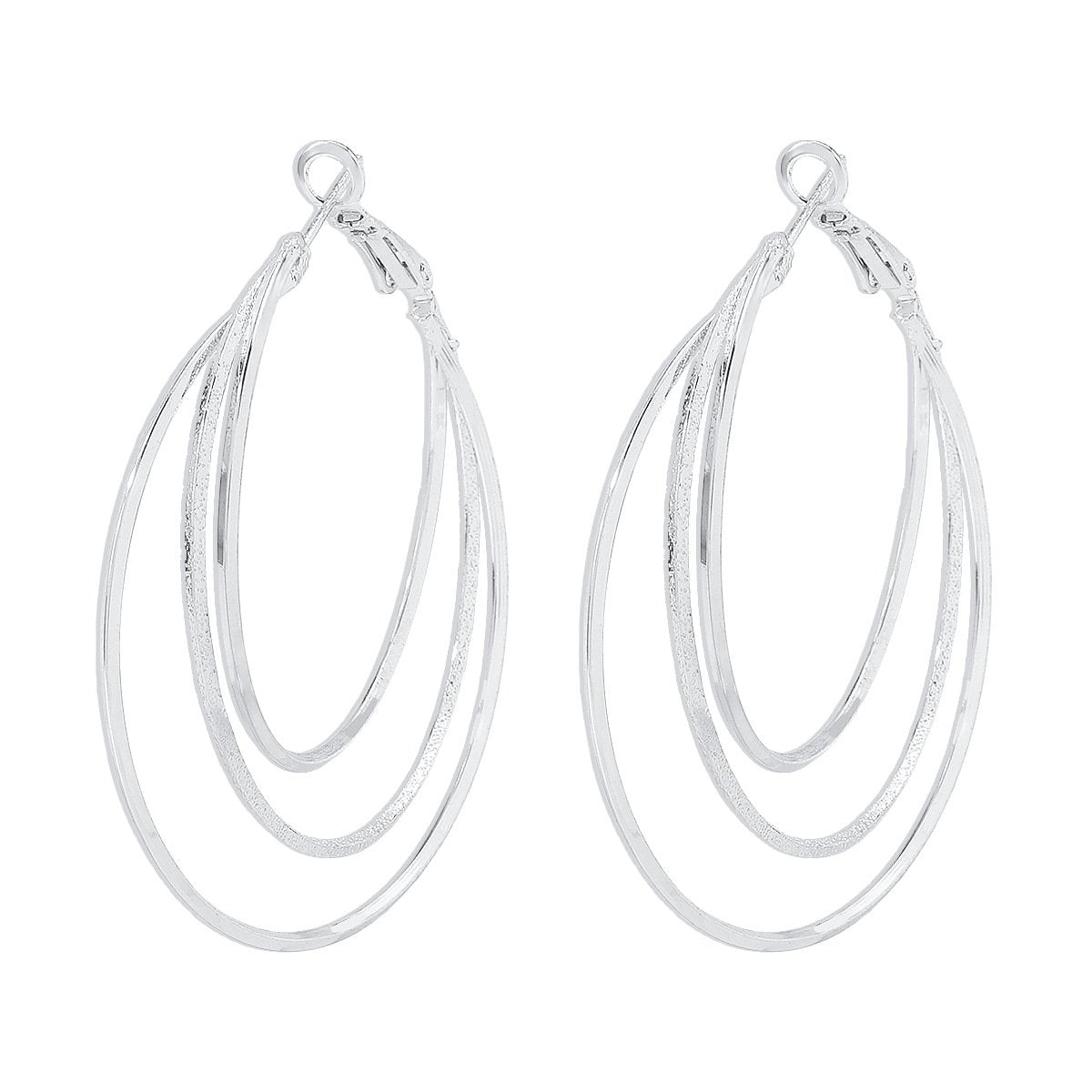 E147 Personality multi-layer fashion earrings exaggerated night trendy earrings indifferent niche earrings women
