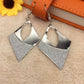Cutout Rhombus Ladies Evening Dress Off-Shoulder Frosted Earrings