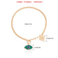 Explosive style fashion creative niche necklace OT buckle devil's eye hip-hop collarbone chain choker necklace female