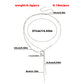 Jewelry crystal circle double stacked clavicle chain light luxury versatile high-end pendant necklace