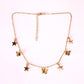 Necklace Sequin Pentagonal Star Butterfly Necklace Clavicle Chain Jewelry Women