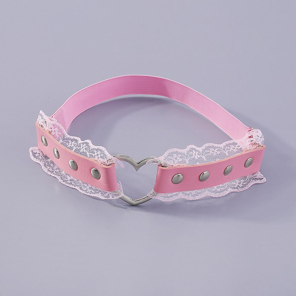 C262 Jewelry Sexy Lace Love Leg Ring Simple Night Jumping Di Sweet Cool Leather Leg Jewelry for Women