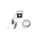 Retro three-piece set opening adjustable angel wings ring dripping oil square ring personality simple hipster ring