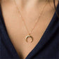 Jewelry Moon Necklace Women's Clavicle Chain Electroplated Gold Silver Crescent Pendant