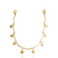 Jewelry ins tassel star pendant pants bag chain accessories female diy small accessories