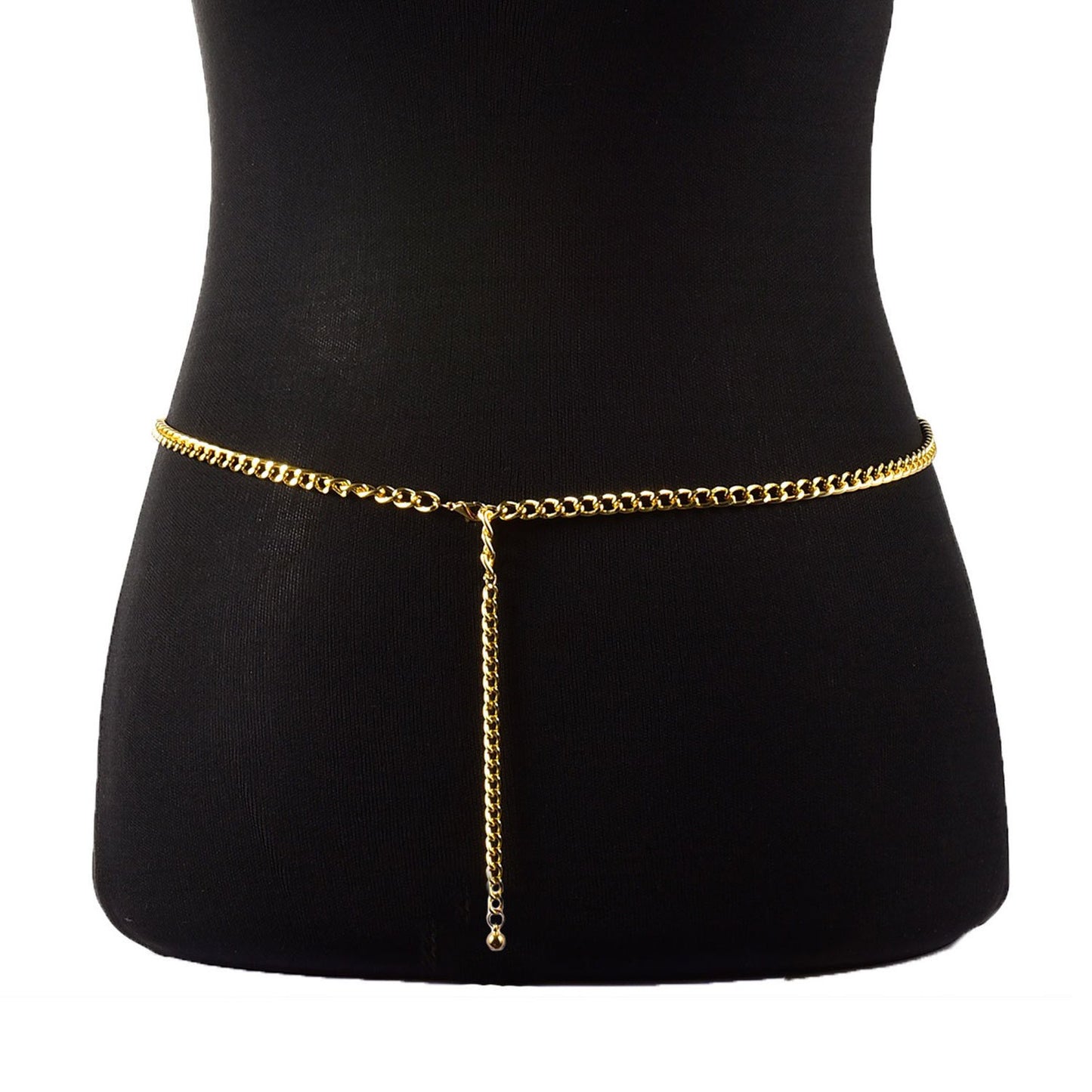 Jewelry Punk Exaggerated Metal Chain Body Chain Ladies Sexy Retro Single Layer Alloy Waist Chain