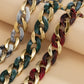 Jewelry Retro Acrylic Metal Aluminum Chain Necklace Personality Street Shot Geometric Clavicle Necklace Female