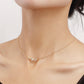 Jewelry Bow Knot Necklace Women's Single Layer All-match Light Luxury Niche Design Sense Clavicle Chain Necklace