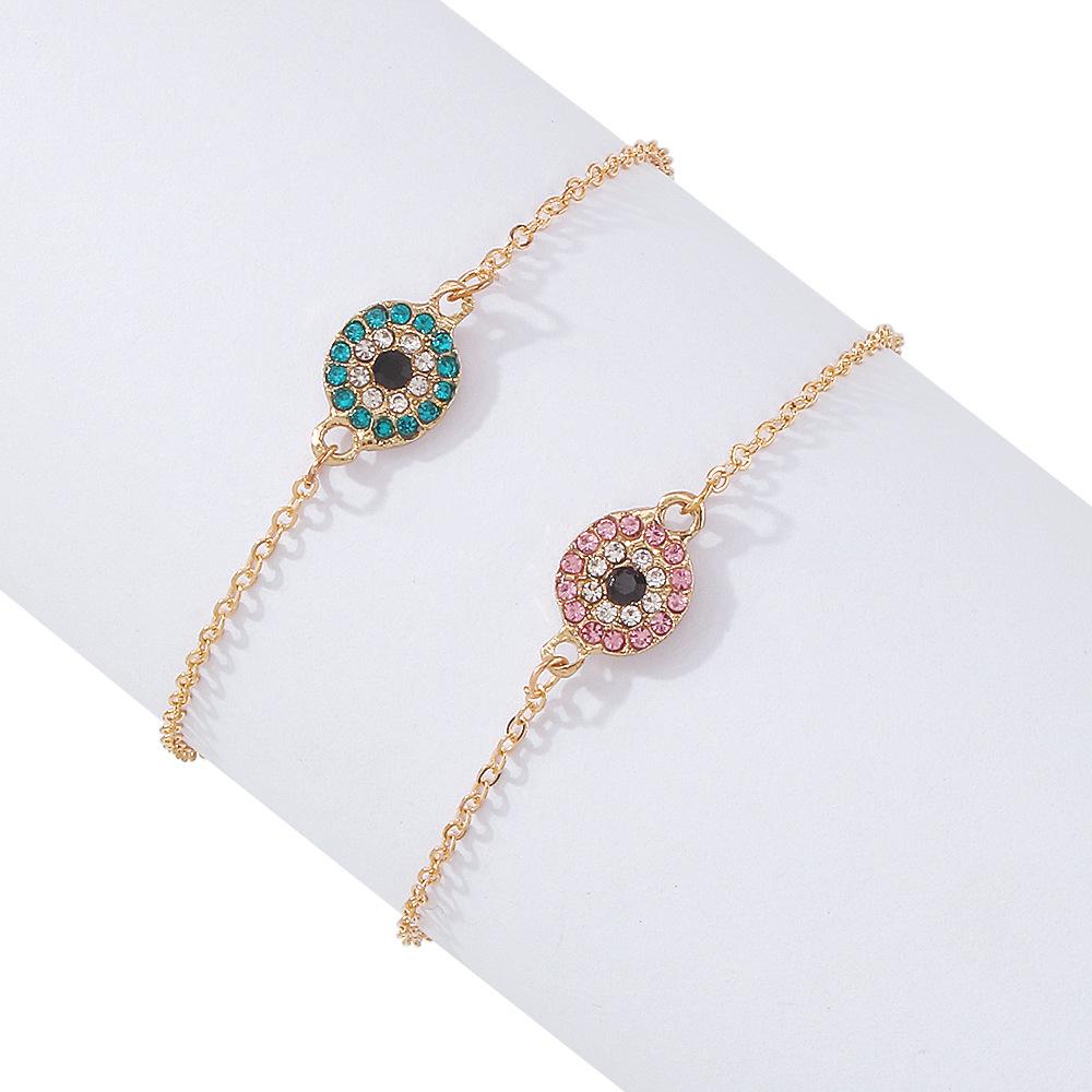 B1327 Simple Couple Bracelet Bracelet Set Simple Diamond Jewelry Niche Geometric Creative Accessories Female