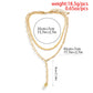 Jewelry Hip Hop Retro Snake Bone Chain Clavicle Necklace Simple Texture Metal Hanging Ball Necklace Female