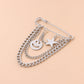 Jewelry Retro Temperament Light Luxury Suit Smiley Face Brooch Female Fashion Star Pin Accessories