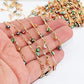 Explosive style dripping oil color necklace fashion personality devil's eye collarbone chain handmade chain necklace female