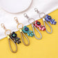 Violent lightning bear cartoon key chain couple school bag doll key pendant bag pendant car key