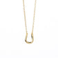 Popular Jewelry U-shaped Lucky Horseshoe Necklace Personality Exaggerated Trend Ladies Small Jewelry