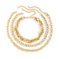 Jewelry autumn creative aluminum chain suit necklace personality exaggerated trendy women's suit necklace
