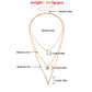 Jewelry fashion trend multi-layer butterfly diamond crystal letter pendant personality all-match necklace female