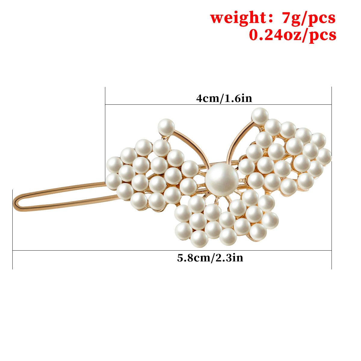 Jewelry pearl word clip hair clip headdress female net red creative geometric side clip hair accessories