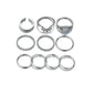 Vintage Alloy Resin Accessories Multi-Piece Ring Ethnic Turquoise Knuckle Rings Women Accessories