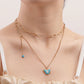 Jewelry Creative Eyes Niche Chain Design Metal Necklace Versatile Butterfly Pendant Necklace