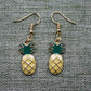 Fruit series earrings drop oil alloy pineapple earrings holiday gift direct supply