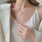 Light luxury fishtail female pearl necklace natural freshwater white mother-of-pearl clavicle chain niche simple pendant for girlfriend gift