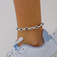 A12 Simple Accessories Bohemia Ethnic Beads Anklet Female Spring and Summer Flower Small Fresh Foot Decoration