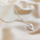 Simple Fashion Heart Tassel Pendant Necklace Bowknot Dog Paw Pendant Ladies Jewelry