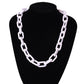 Jewelry Personality Street Shot Acrylic Necklace Fashion Creative Night Trend Women's Long Necklace