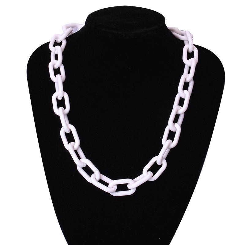 Jewelry Personality Street Shot Acrylic Necklace Fashion Creative Night Trend Women's Long Necklace