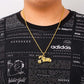 Personalized Hip-hop Necklace Accessories Trendy Men's Night Motorcycle HIPHOP Skull Pendant Jewelry